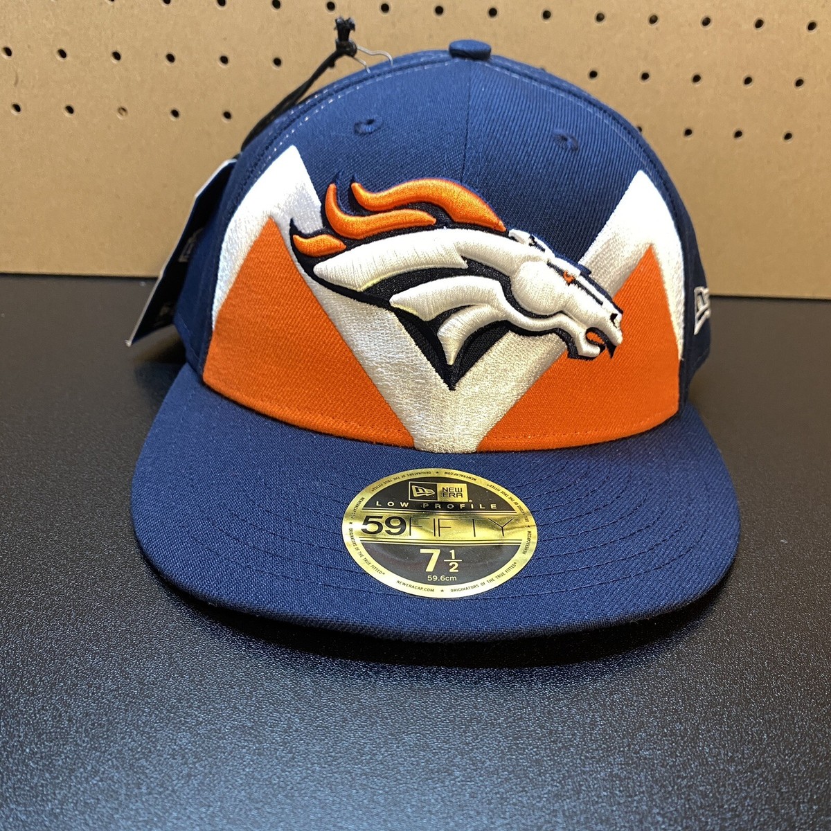 Broncos 59FIFTY Two-Tone 7 1/2 限定NFL Denver Broncos Hat Cap 59FIFTY 7 1/2 Blue New Era NFL Fitted
