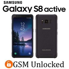 Samsung Galaxy S8 Active SM-G892A 64GB Gray (GSM Unlocked) Smartphone Good B++