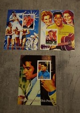 Product Image: DJIBOUTI 2005 - ELVIS PRESLEY 70TH ANNIVERSARY 3 MINIATURE SHEETS IMPERFORED MNH