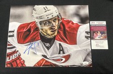 Jordan Staal Signed Carolina Hurricanes Dry Mounted 11x14 Photo JSA COA