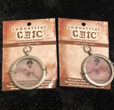 NWT NIP (Lot Of 2) Industrial Chic Susan Lenart Kazmer Pendant Photo Steampunk