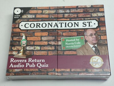 Coronation Street Rovers Return Audio Pub Quiz CD Trivia Game Brand New ...
