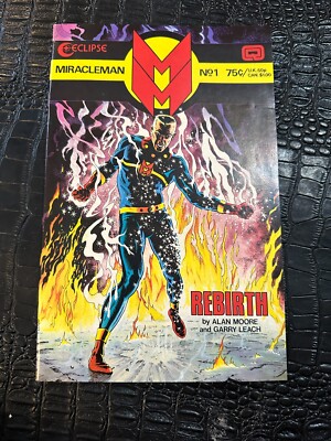 Miracleman #1 (1985) Eclipse Comics Alan Moore Garry Leach KEY ISSUE NM