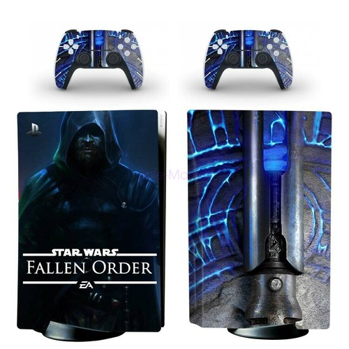 Skin Vinyl Sticker Decal Fit Sony PS5 Console&Controller Star Wars Theme NEW - Picture 2 of 30