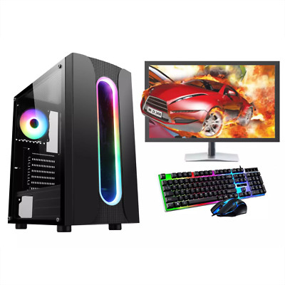 Schneller Gaming PC Intel Core i5 16GB 120GB SSD + 500GB HDD Windows 11 2GB GT730