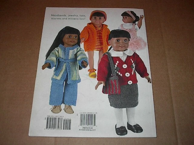 Fun Fashions by Annie's Knitting 8 Contemporary Outfits to Knit for 18" Dolls PB - Image 4 of 4