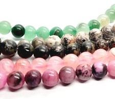 x5 Strands Gemstone Beads Jewellery Craft Beads Stones 8mm Round