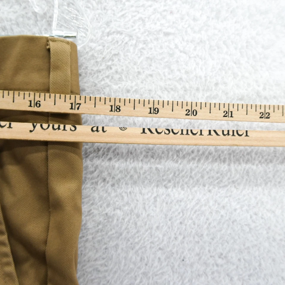 George Pantalones Caqui 32x30 Para Hombres Beige Pierna Recta Traje Vestido 32 x 30 Negocios Tostado Foto 4 de 4
