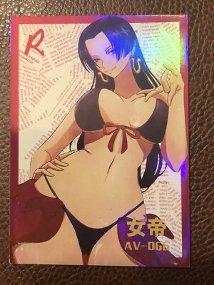 Strip Poker Goddess Story Waifu R Rare Card Anime Doujin AV-066 Boa Hancock