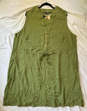 BLOOMCHIC NWT 22-24 Sleeveless Rayon V-Neck Dress