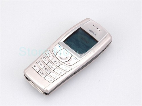 genuine unlocked nokia 6610i mobile phone white & deep blue