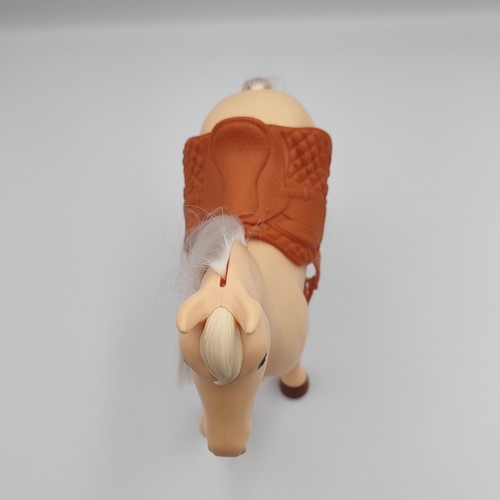 Mattel Barbie Pferd Palomino blonde Mähne & Schwanz mit braunem Sattel - Bild 8 von 13