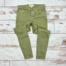 Current Elliott The Stiletto Skinny Jeans Size 27 Waist Mint 1280-1887 *STAIN*