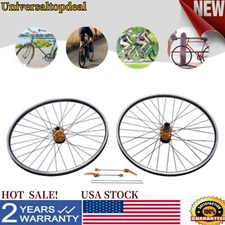 29" Front + Rear Bicycle Wheel Set Mountain Bike Wheelset Quick Release Lever
