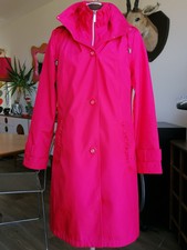 Centigrade Qvc Bright Raspberry Raincoat With Fooler Waistcoat Xs  /  S