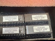 Lot  CTI 2572 ETHERNET MODULE MEMORY CHIP VERSION 6.9/ 6.7,/1.0/ u6 even/u47 odd