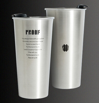1x BTS Original Proof Merch Trinkbecher Tumbler For Youth 460ml Originalverpackt