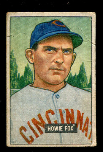 1951 Bowman Baseball #180 Howie Fox Card - Good            #2274