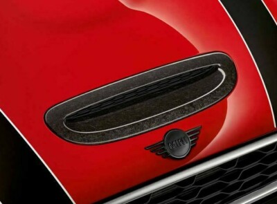 GENUINE MINI JCW Bonnet Air Inlet Stitched Carbon Fibre 