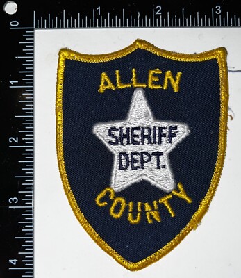 Allen County Indiana IN Sheriff Police Department Patch | eBay