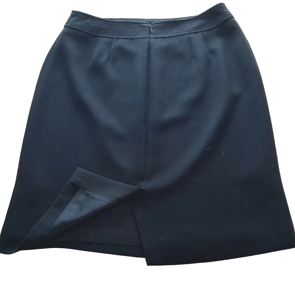 Falda Madison Studio Forro Hasta la Rodilla Negra Talla 12 Foto 2 de 4