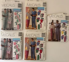 McCall's UNIFORM ESSENTIALS Scrubs Top Pants Cardigan Vest Patterns ALL SIZES