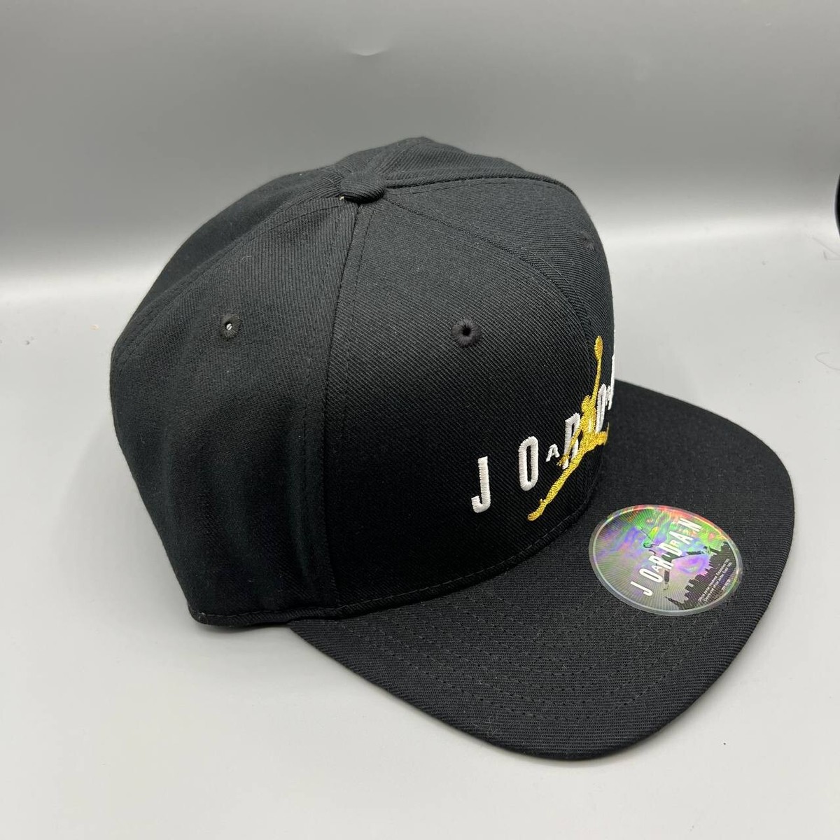 Air Jordan Hat Men Black Embroidered Logo Jumpman Snap Back Cap | eBay