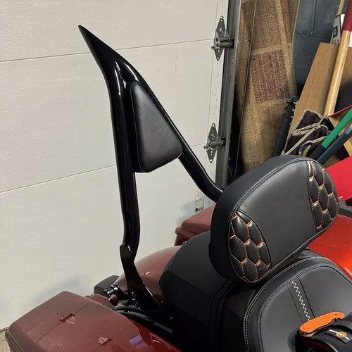 22" Sissy Bar Backrest For Harley Touring Road King Electra Street Glide 97-2008 - Bild 2 von 23