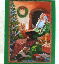 Christmas Party Santa Claus 1000 Piece Oversized Jigsaw Puzzle by Brother Sister