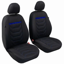 Auto Sitzbezüge Vordersitzbezüge Comfort Plus Schonbezüge Universal Schwarz PKW