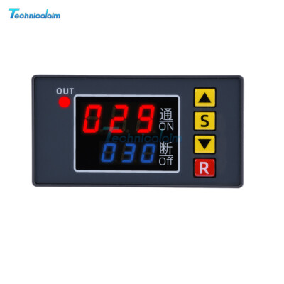 T3231 Programmable Digital Time Delay Relay Dual Display Timer Control Switch