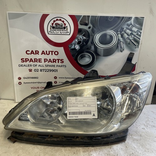 HONDA CIVIC LEFT HEADLAMP 7TH GEN, SEDAN, 02/04-12/05 (AUST TYPE) 04 05 - Picture 6 of 6