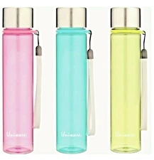 Sports Water Bottle, Slim Design, Pink/Blue/Green 300 ml 