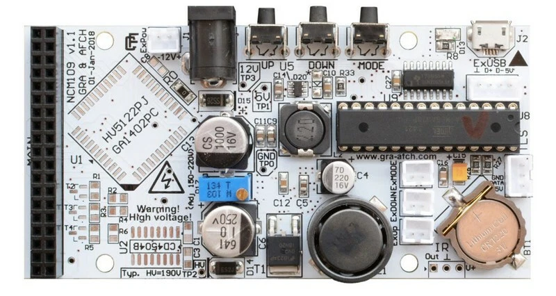 IN-18 Nixie Tubes Clock for 4 Tubes 12/24H Slot Machine [WITHOUT TUBES] - Image 2 of 4