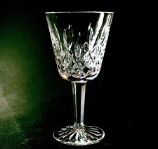 WATERFORD LISMORE CLARET WINE GLASS, Cut Lead Crystal, 5 7/8", 6 Oz, IRELAND 