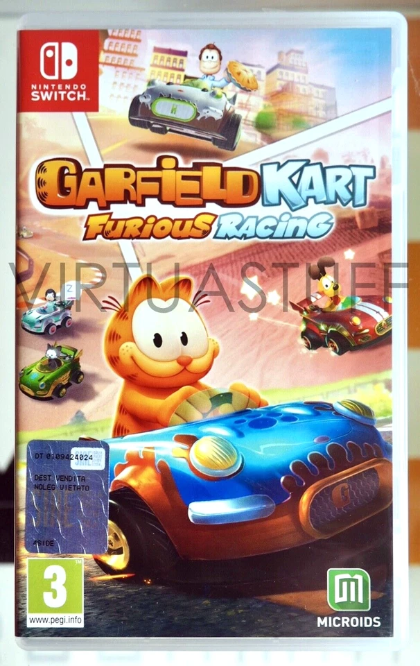 Garfield Kart: Furious Racing, Nintendo Switch, Italian Euro Market, open box !!, foto 1 di 5