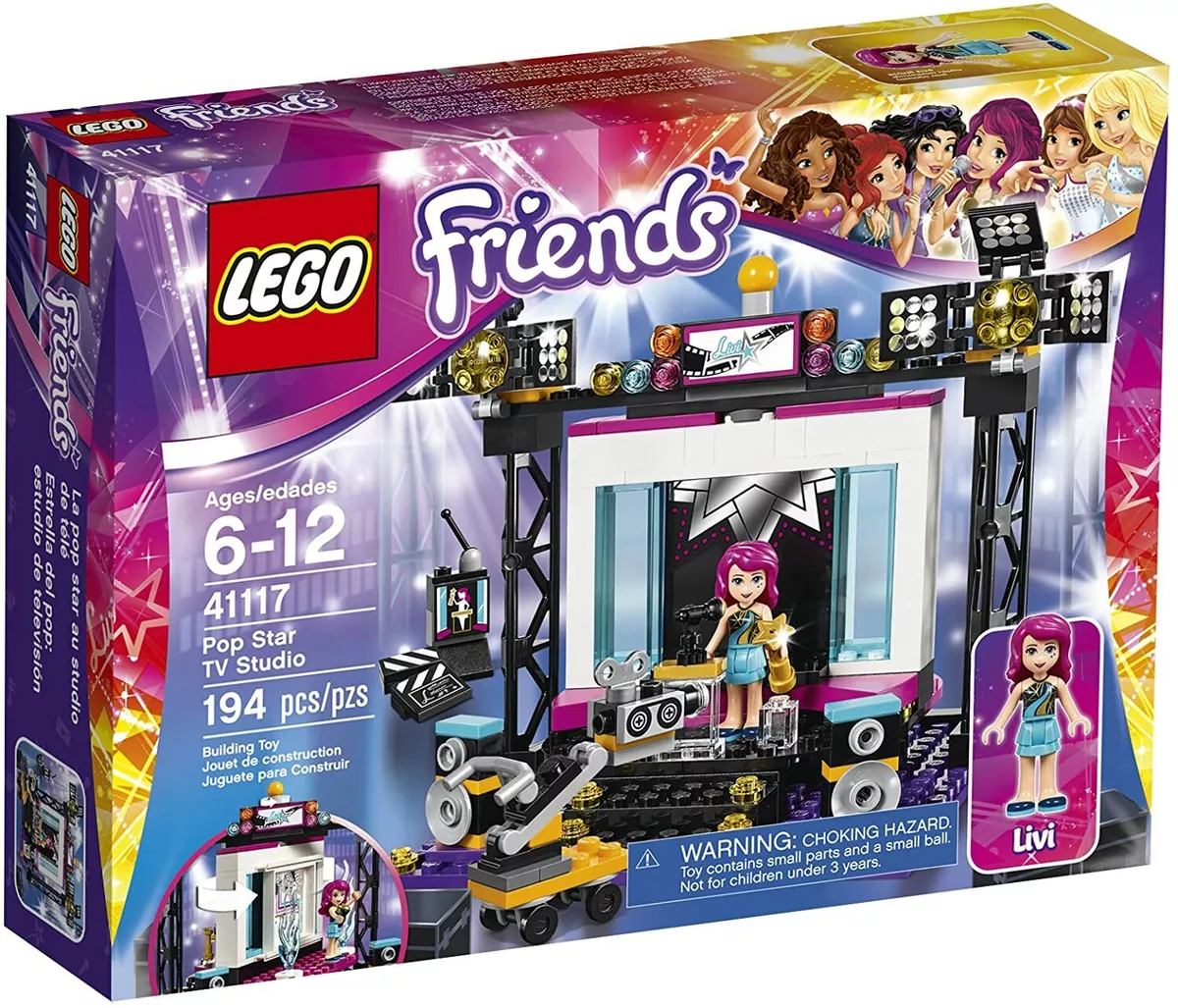 bede faldskærm cache LEGO Friends Pop Star TV Studio Concert Stage Set #41117, PERFECT | eBay