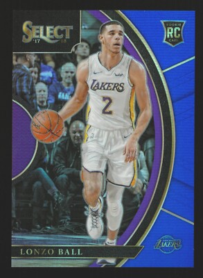 LONZO BALL 2017-18 PANINI SELECT TIE-DYE ROOKIE SIGNATURES /25