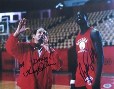Dominique Wilkins/Hugh Durham Dual-Signed 11x14 Photo Georgia PSA/DNA 183678