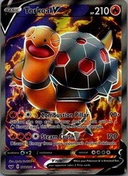 Torkoal V (Full Art) 188/202 Sword & Shield Base Set