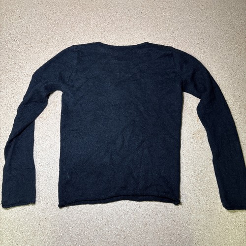 Brandy Melville Black Mohair Wool Blend Sweater One Size F1 - Picture 4 of 6