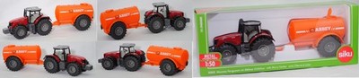 Siku Farmer 2003 Massey Ferguson MF 8690 Dyna-VT mit ABBEY Güllefass 1:50