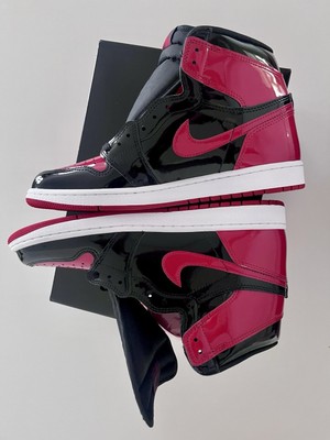 Air Jordan 1 Retro High OG Patent Bred Gr 44,5 