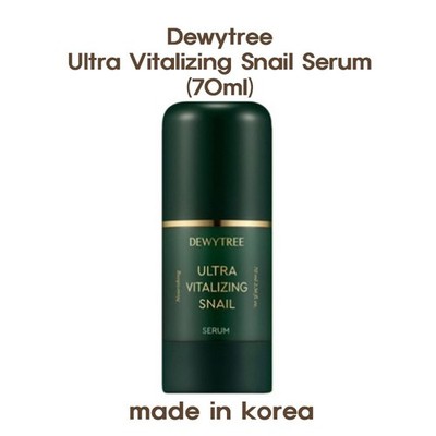 Dewytree Ultra Vitalizing Snail Serum (70ml) K-Beauty Skincare Made in Korea