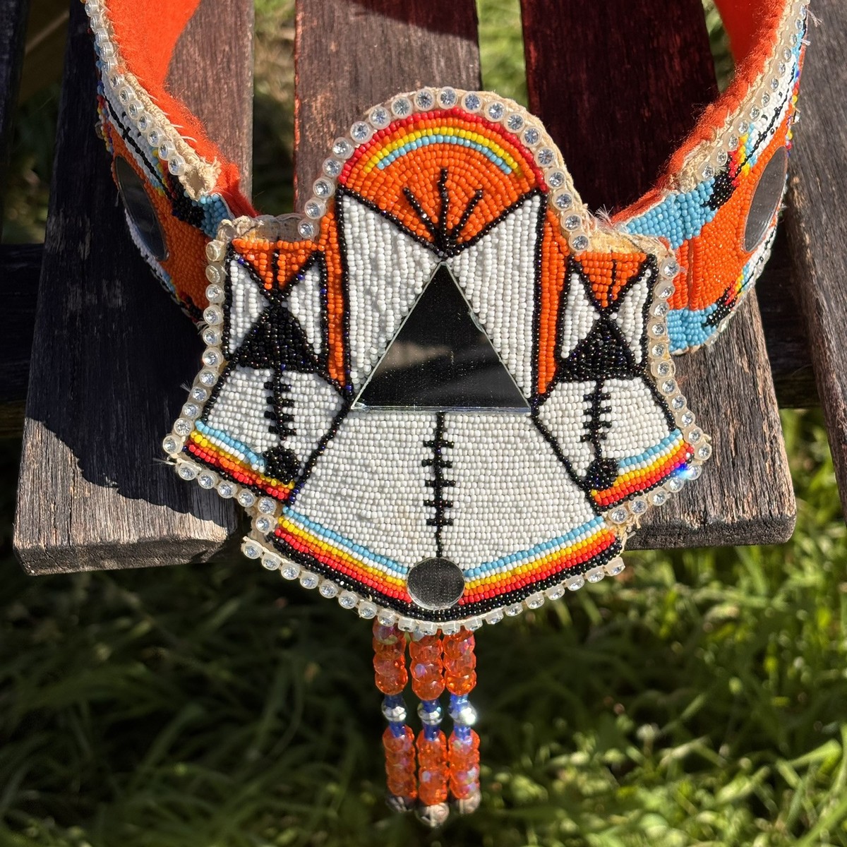 Native American Beadwork Plains Tribe Handmade 3pc Collection