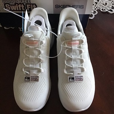Women s Hands Free Swift Fit White Sketchers Size 8 Brand New