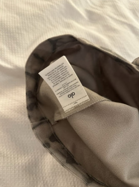 Borsa Yoga ALO Autentica – Grigio Tie-Dye – Tela Cotone Grande – Nuova Con Etichette - Foto 3