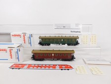 Märklin H0 AC 2x Voitures De Train Schnellzug K.W.St.E NEM KK KKK 4210 4211 Box