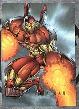 1996 Marvel Ultra: Onslaught - IRON MAN - Promo #2 Rob Liefeld Art