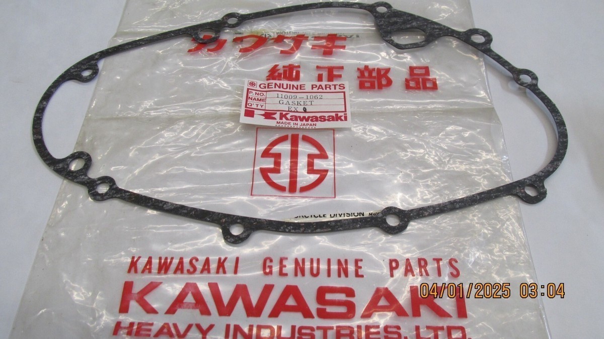 ねっき Kawasaki NOS NEW 11009-1062 Clutch Crankcase Cover Gasket KE KE175